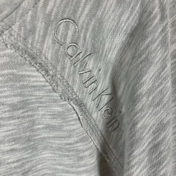 Calvin Klein Performance Hoodie Women’s XXL Gray Pullover Long Sleeve Athletic - Picture 5 of 8
